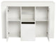 White sideboard TV storage table modern kitchen cabinet