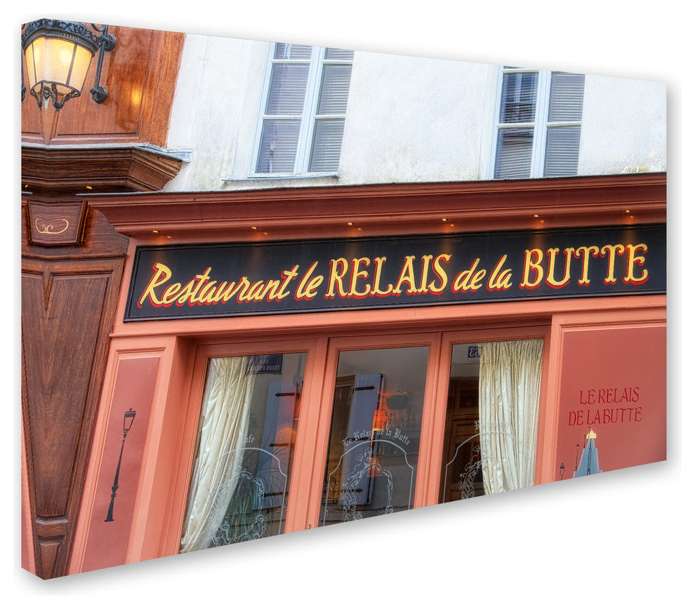 Cora Niele 'Relais de la Butte Restaurant' Canvas Art, 16" x 24"