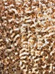 Gold Decorative Pillow Covers 22"x22" Silk, Golden Sparkle
