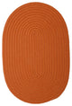Colonial Mills Boca Raton BR74 Rust Indoor/Outdoor Area Rug, Oval 10'x13'