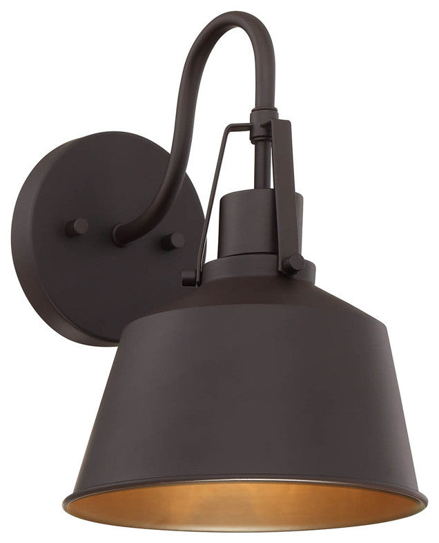 1-Light Outdoor Wall Lantern, Oil Rubbed Bronze