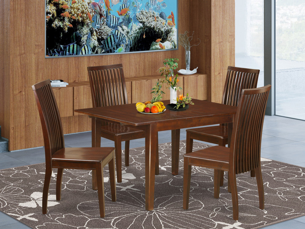 5 Piece Kitchen Nook Dining Set -Kitchen Table And 4 Kitchen Dining Chairs