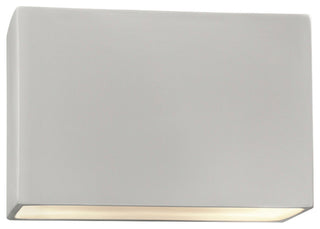 Ambiance ADA Wide Rectangle Wall, Outdoor Closed Top, 16", Bisque