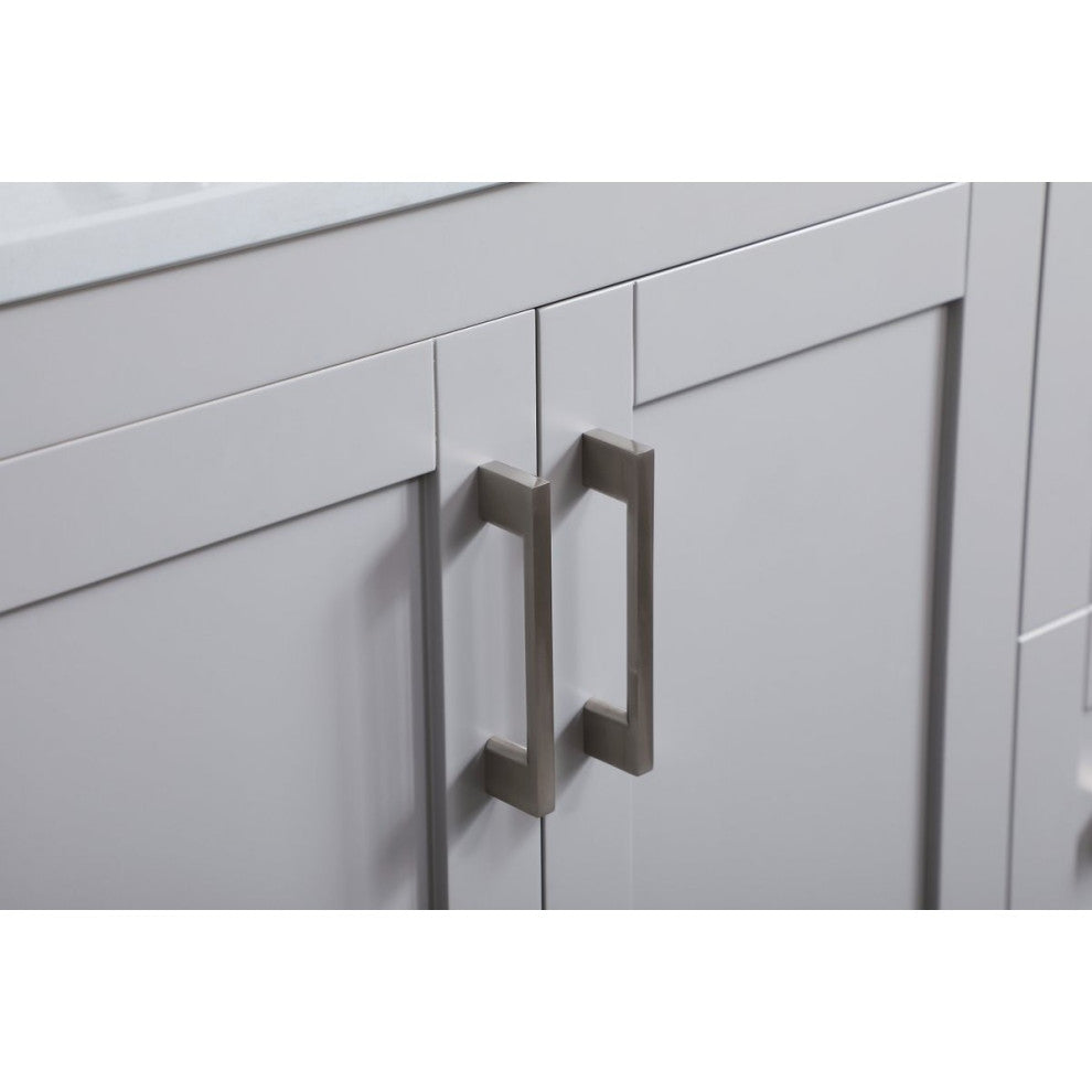 Elegant Decor Aubrey Bathroom Vanity Grey