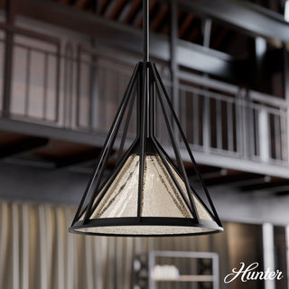 Rafner Natural Iron With Mercury Glass Glass 1 Light Pendant Ceiling