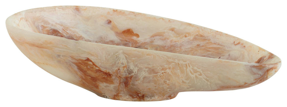 Uttermost 18109 Marchena 16"W Resin Decorative Bowl - Caramel