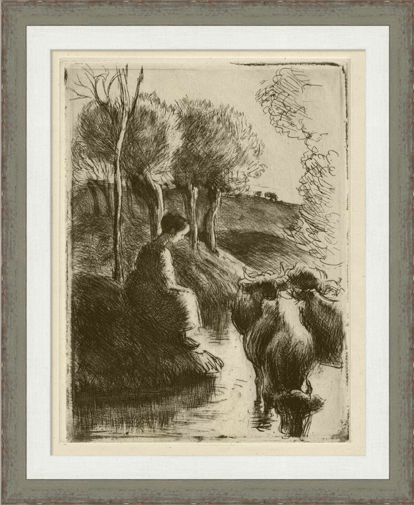 Country Etching 6, Giclee Reproduction Artwork