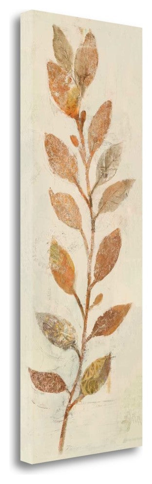 "Shimmering V Neutral" By Albena Hristova, Giclee Print on Gallery Wrap Canvas