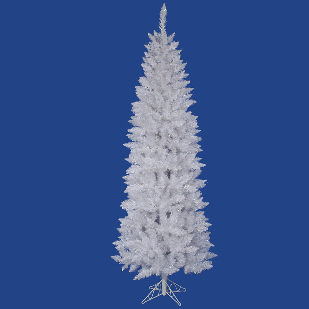 9' X 40" Sparkle White Spruc Pencil 982T