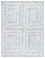 Safavieh Couture Abstract Collection ABT928 Area Rug, Ivory/Blue, 8'x10'