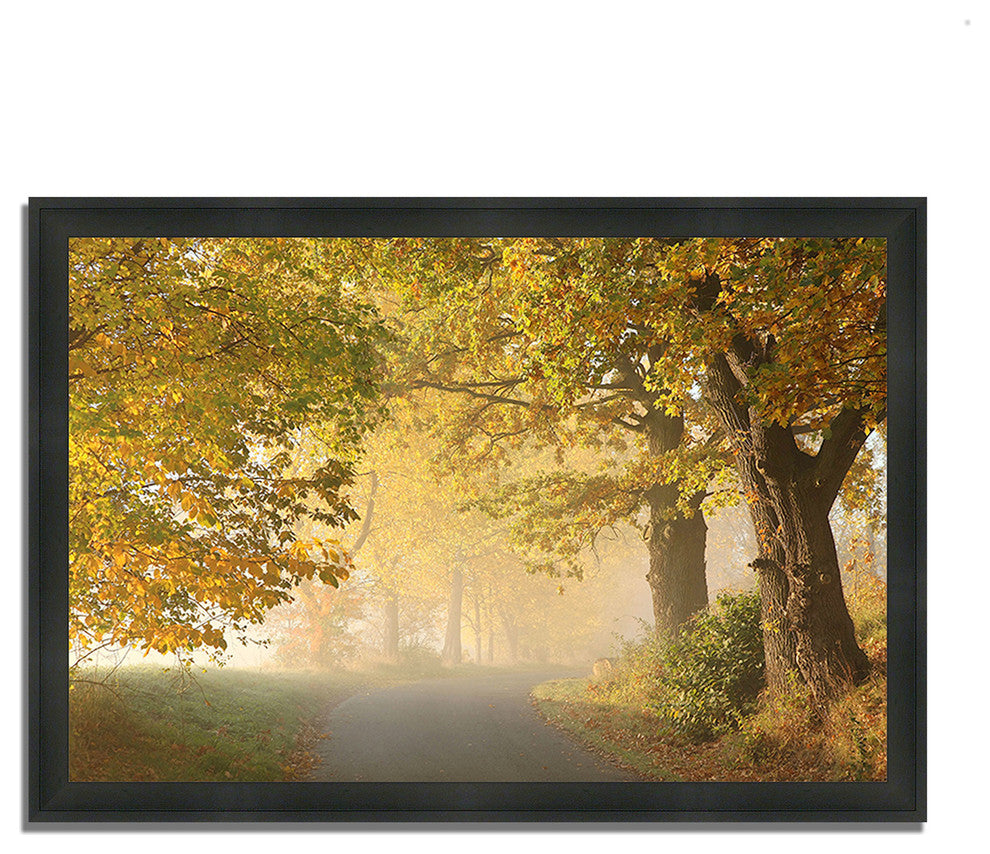 "On A Misty Autumn Morning", Framed Photograph Print, Ready To Hang