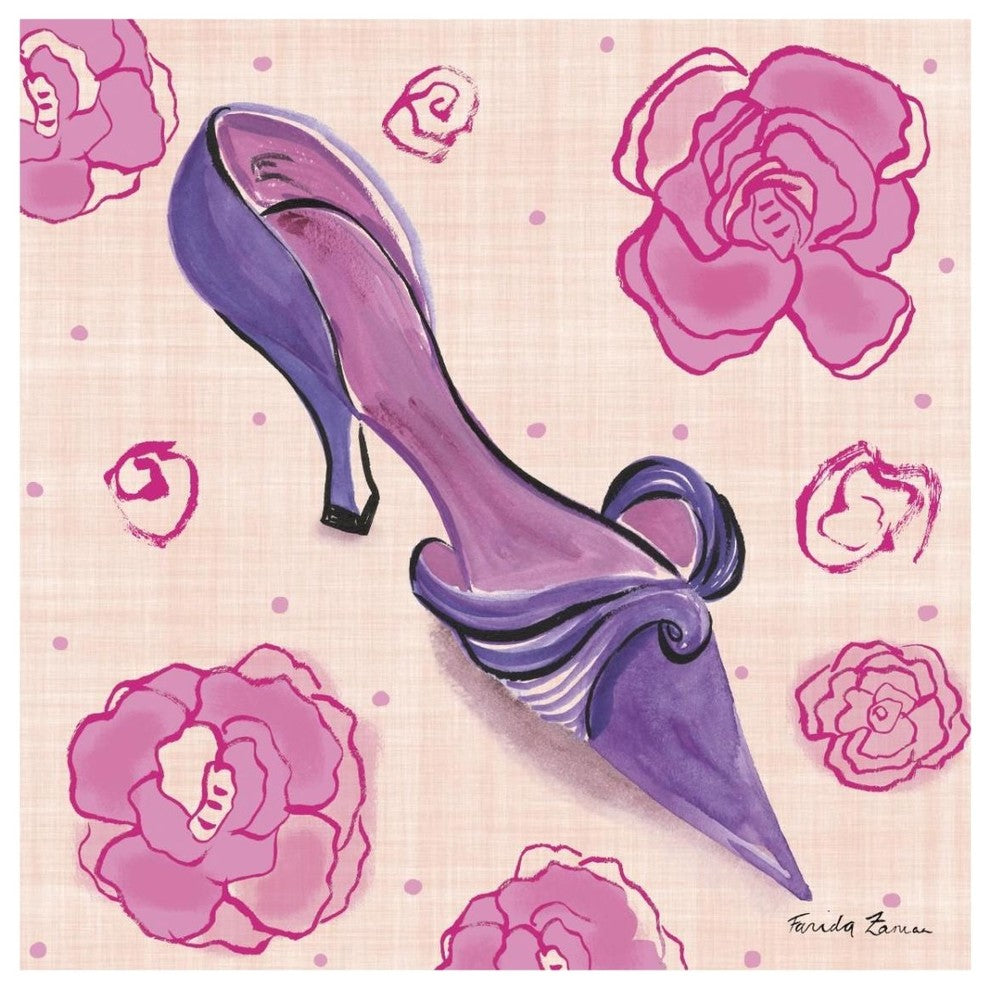 "Love Shoes IV" Digital Paper Print by Farida Zaman, 32"x32"