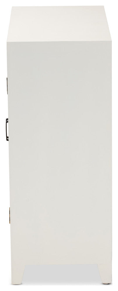 Dia Contemporary Sideboard, White