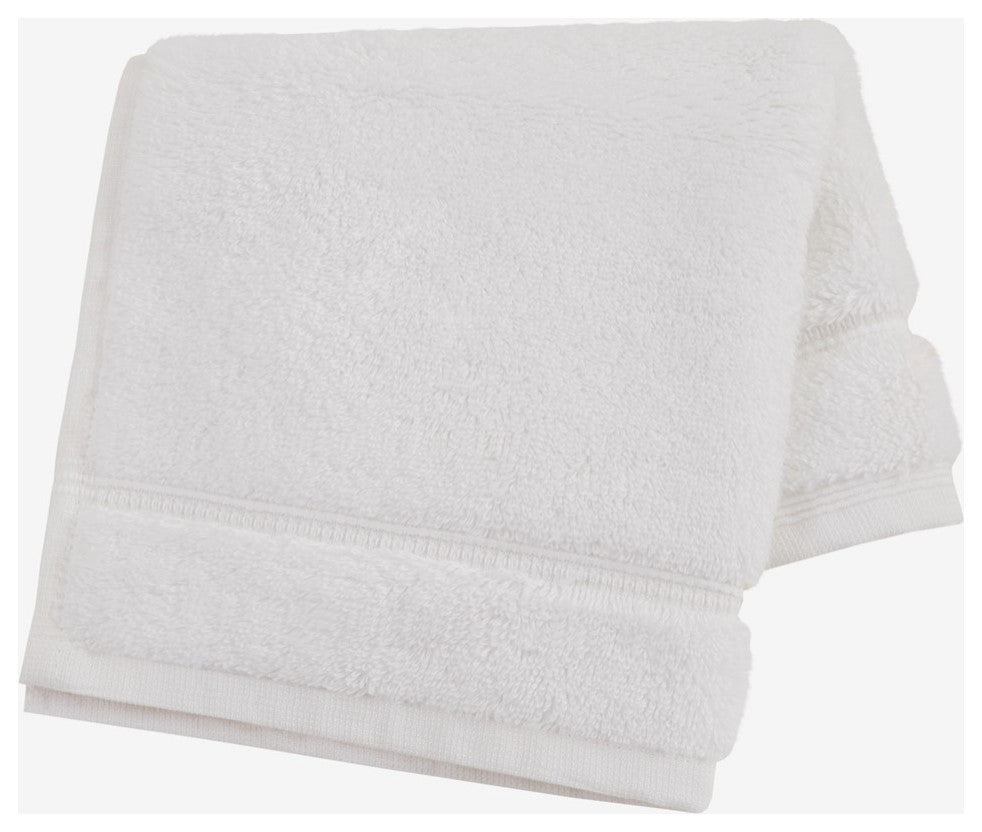 Croscill Adana 100% Turkish Cotton 800gsm Towel, Ivory, Washcloth