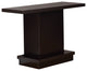 Pedestal Sofa Table, Cappuccino