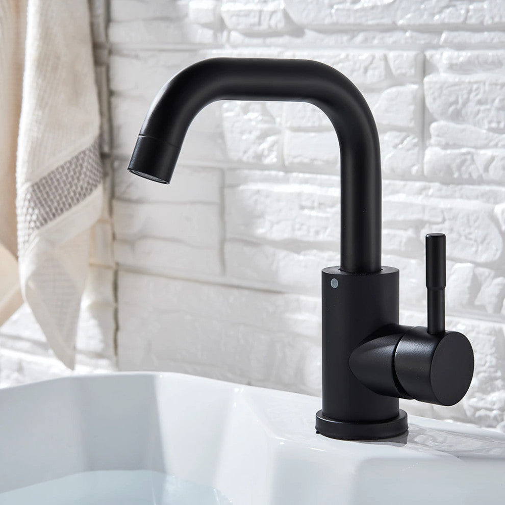 Wasser™ Deck Mounted Single Handle Bathroom Sink Faucet