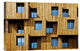 "Little Boxes" Stretched Canvas Giclee by Linda Wride, 18x12"