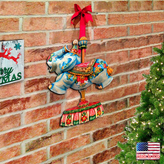 Carousel Elephant Door Hanger