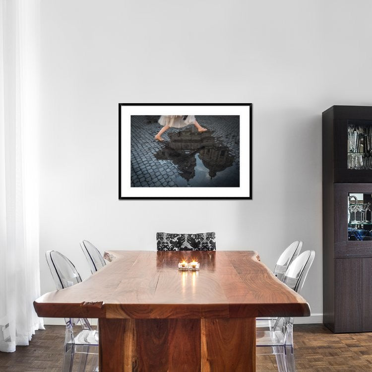 "Jump" Framed Digital Print by Antonio Convista, 44x32"