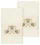 Bella 2 Piece Embellished Hand Towel Set
