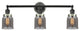 INNOVATIONS 205BK-BPSN-HRSN-G53 3-Light Bath Vanity Light Matte Black