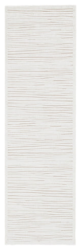 Jaipur Living Linea Abstract White Area Rug, 2'6"x8'