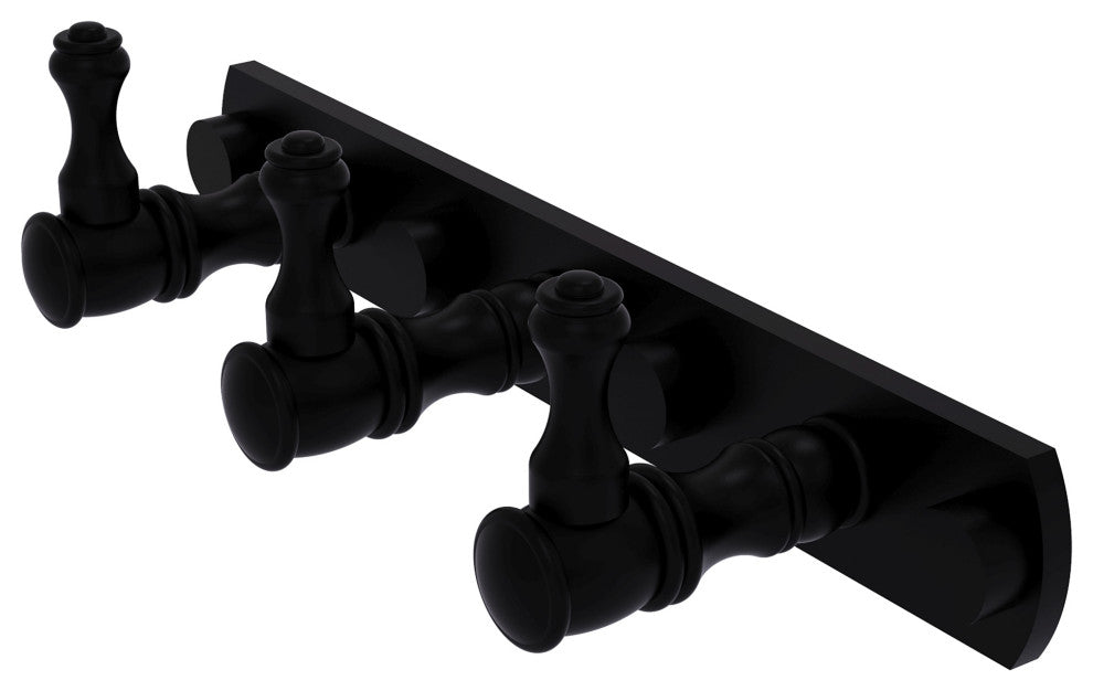Carolina 3 Position Tie and Belt Rack, Matte Black