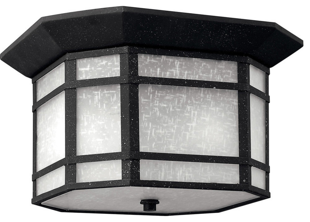 Cherry Vintage Black Creek 2 Light Medium Flush Mount