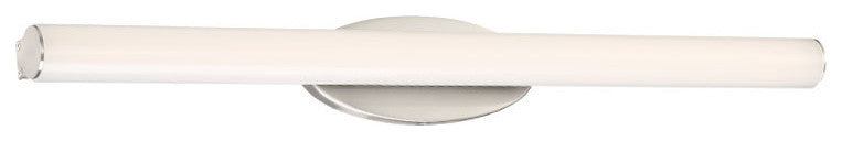 Mini Loft LED Bathroom Vanity and Wall-Light 3000K, Brushed Nickel, 24"