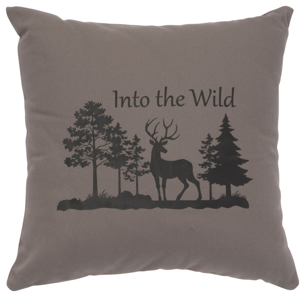 Image Pillow 16x16 Into Wild Cotton Chrome