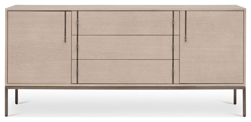 Holly Buffet, Taupe Gray, Gun Metal