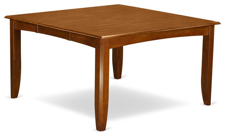 7 Piece Dining Set-Square Dining Table With Leaf And 6 Dining Chairs