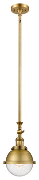 Innovations 206-BB-HFS-64-BB-LED Hampden 1 Light Mini Pendant, Brushed Brass