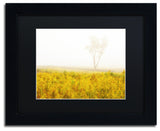 PIPA Fine Art 'Dreams of Goldenrod and Fog' Matted Framed Art, 14x11
