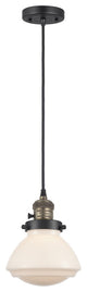 INNOVATIONS 201CSW-BAB-G321-LED 1-Light Mini Pendant Black Antique Brass