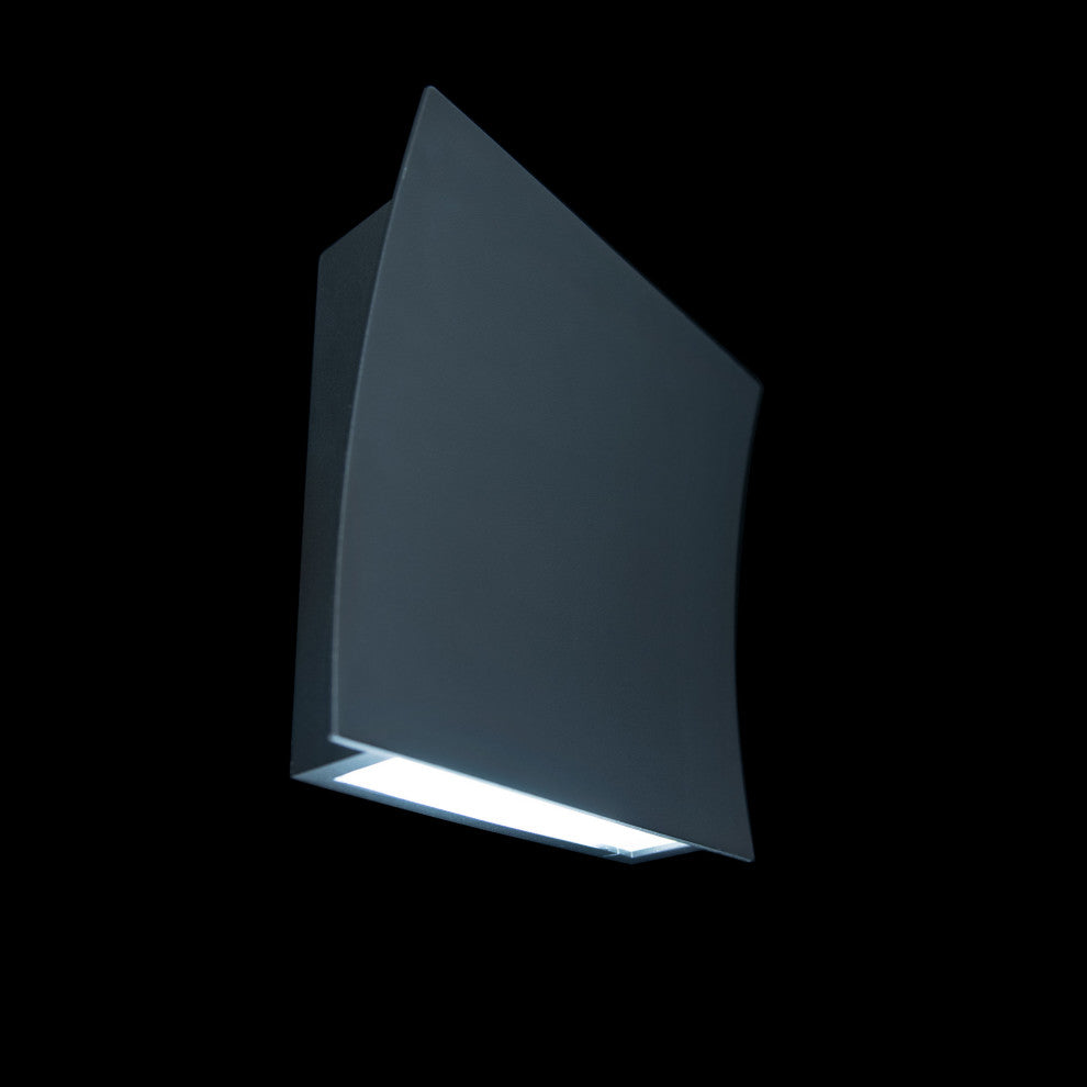 Modern Forms WS-27610 Slide 2 Light 10" Tall LED Wall Sconce - Black / 3500K