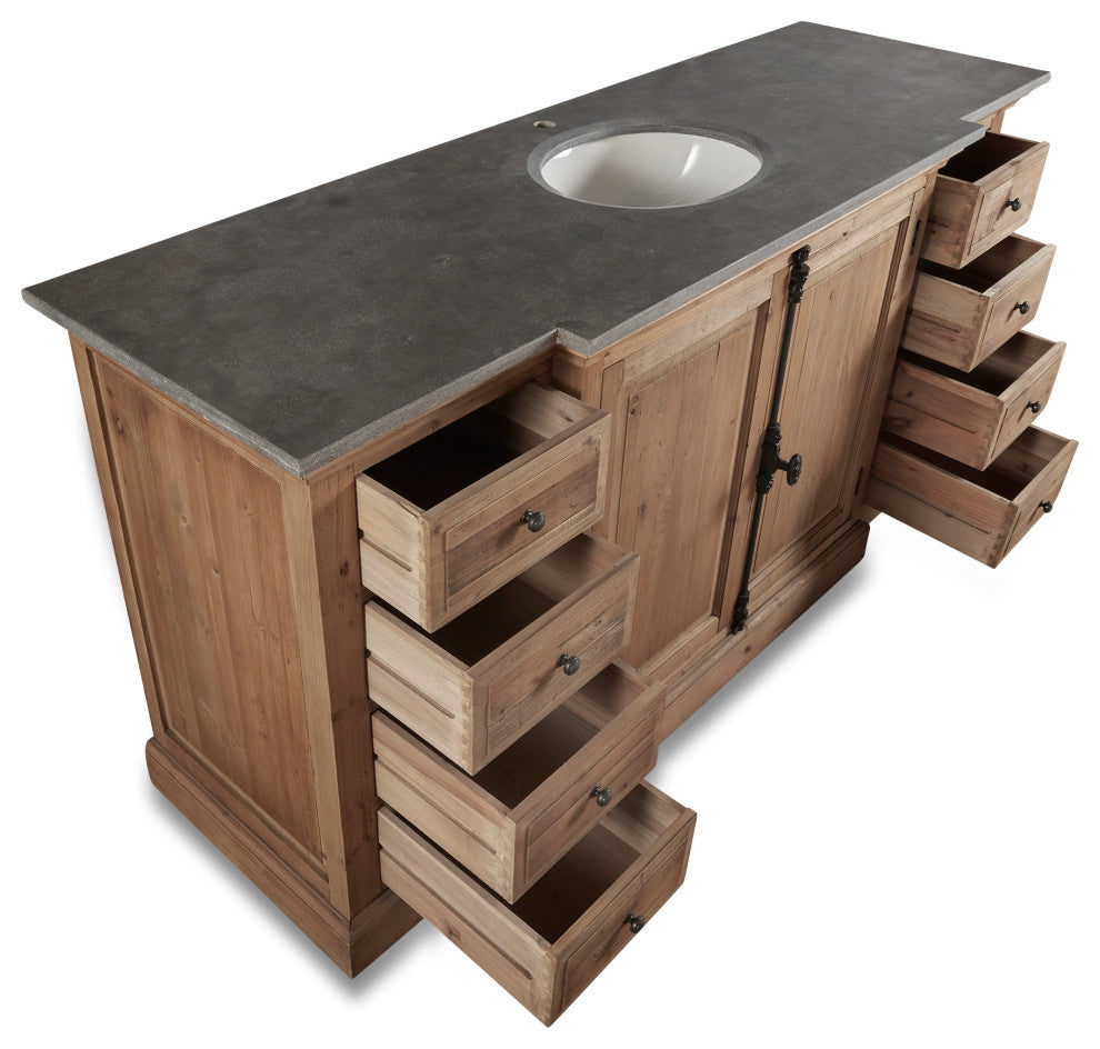 71" Reclaimed Pine Single Bath Vanity