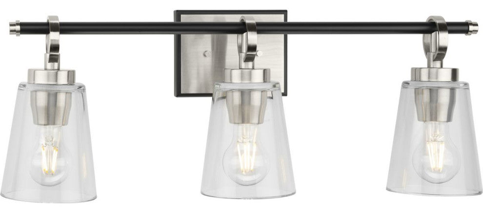 Cassell Collection Bath and Vanity Light, Brushed Nickel