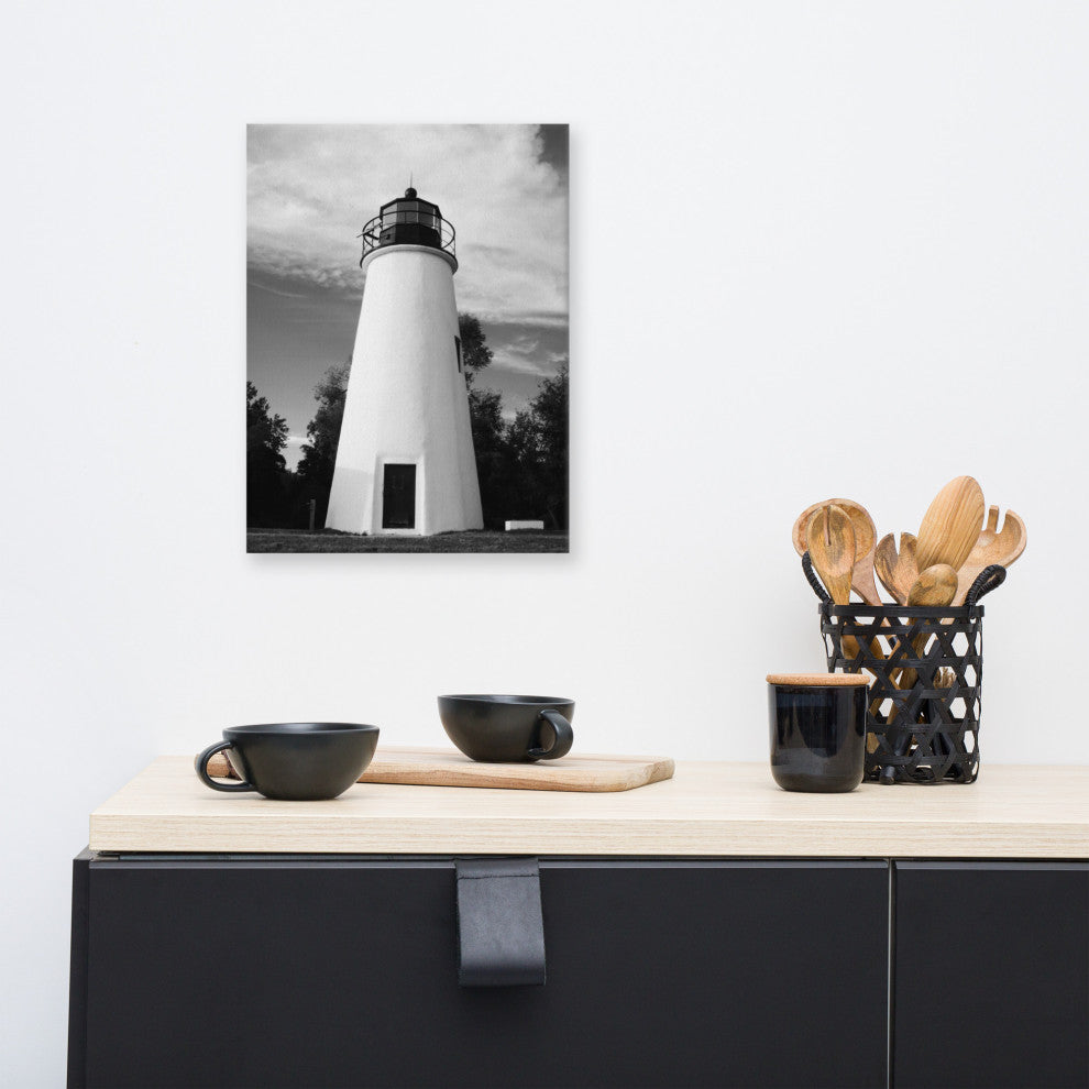 Touch the Sky Coastal Landscape Photo Canvas Wall Art Print, 12" X 16"