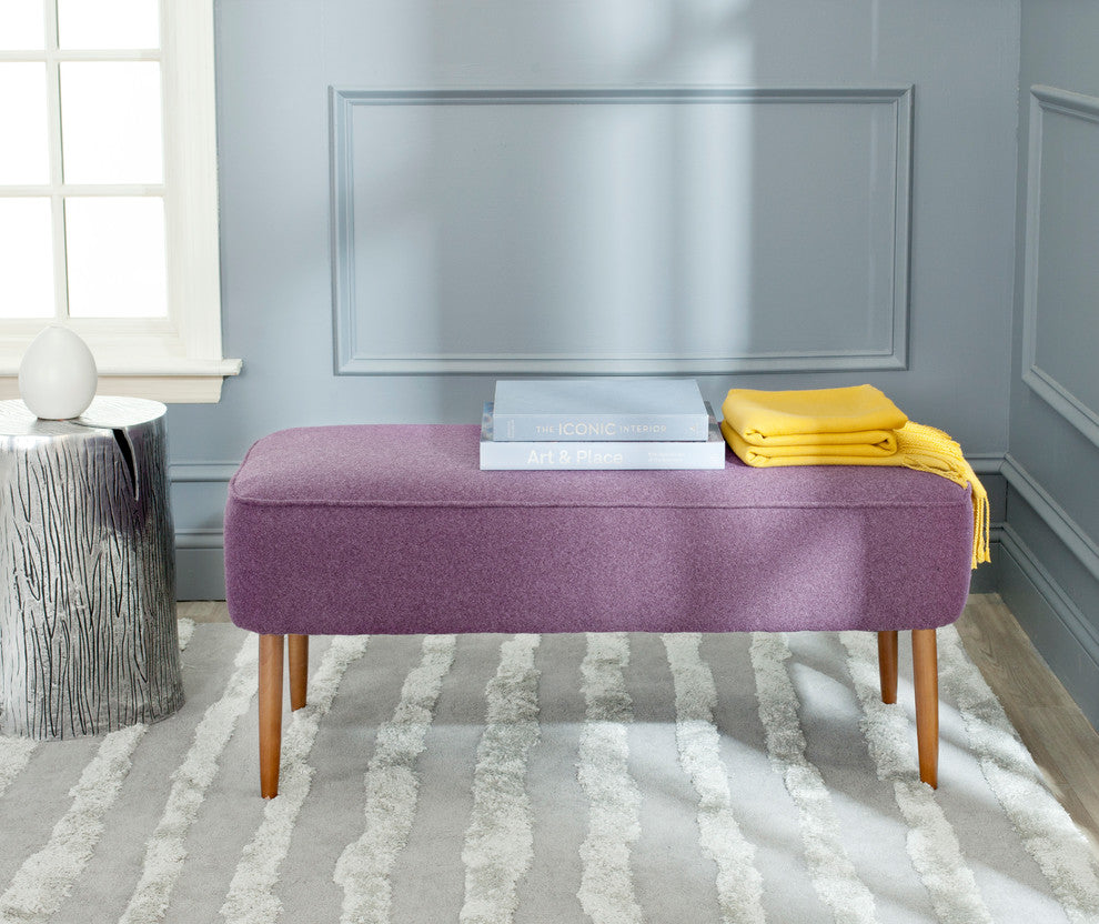 Levi Bench - Plum