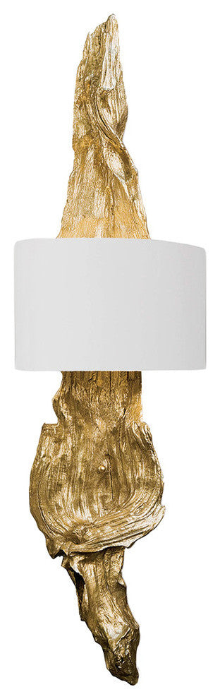 Driftwood Sconce (Antique Gold Leaf)