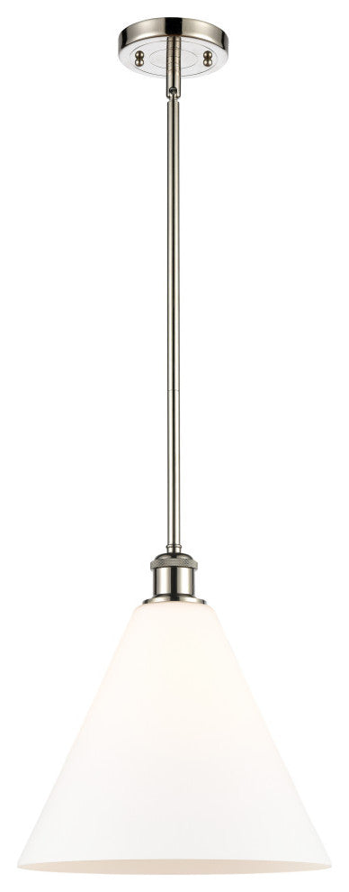 Innovations 516-1S-PN-GBC-121-LED 1-Light Mini Pendant, Polished Nickel