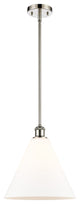 Innovations 516-1S-PN-GBC-121-LED 1-Light Mini Pendant, Polished Nickel