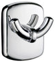Cabin Double Hook Chrome