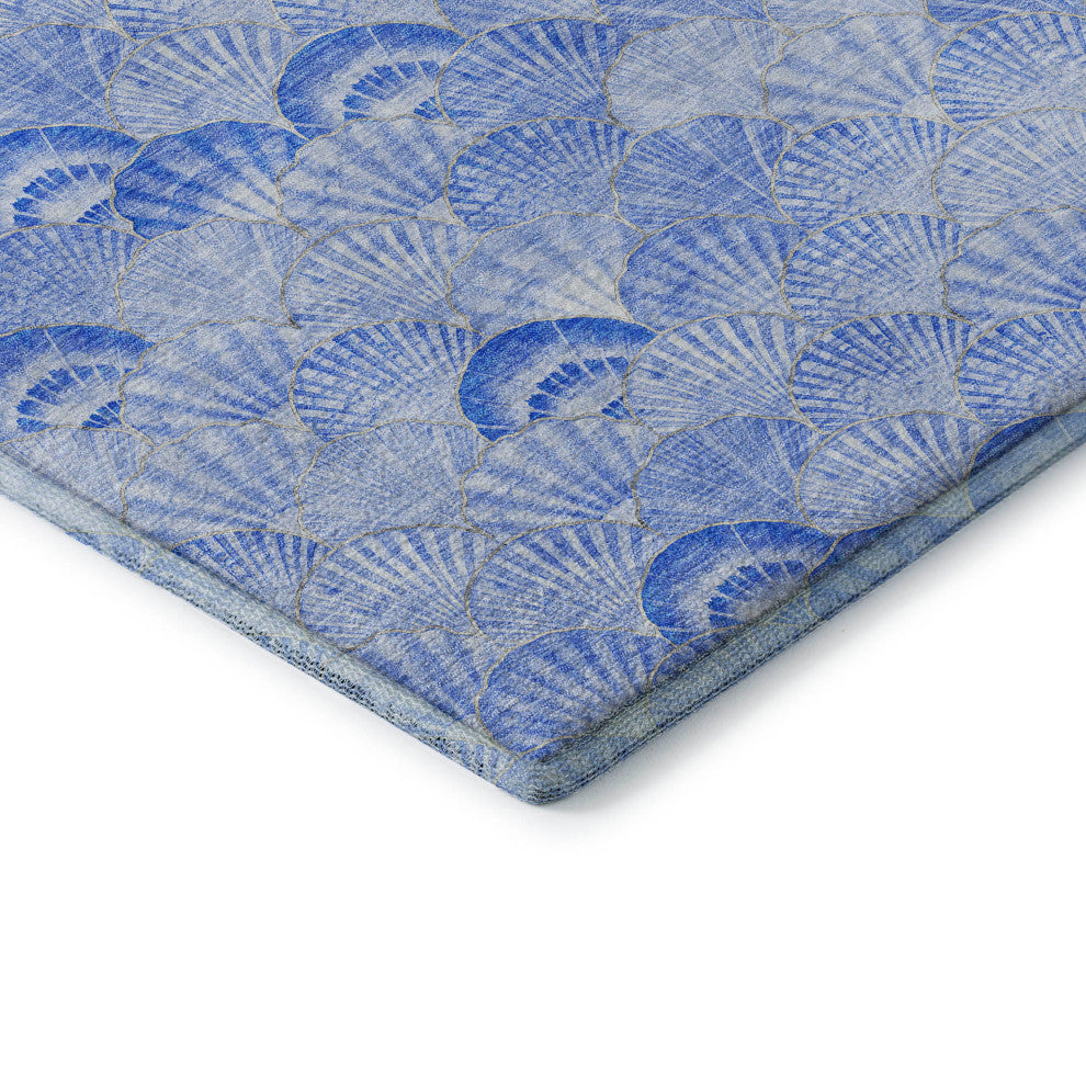 Addison Premium Washable Mayfield AMF181 Blue 2'6" x 3'10" Rug