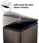 Home Zone Living 13 Gallon Kitchen Trash Can, Dual Compartment Recycle, 50 Liter