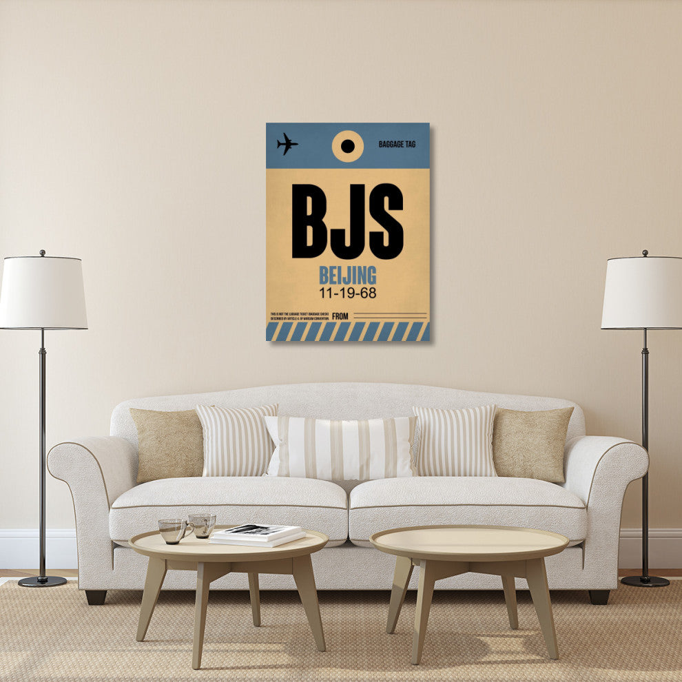 "BJS Beijing Luggage Tag 2" Fine Art Print