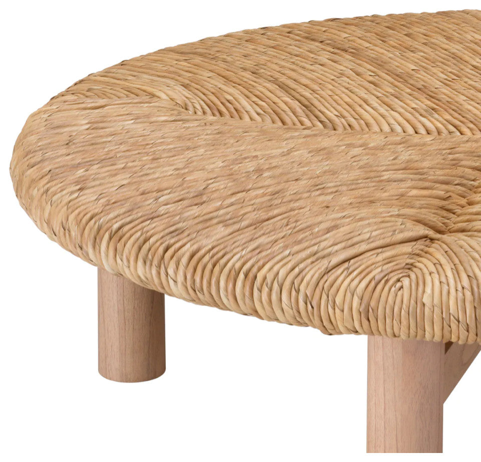 Seagrass Round Coffee Table | Eichholtz Costello, Natural