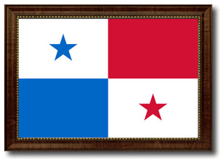 Panama Country Flag Canvas Print, 19"x27"