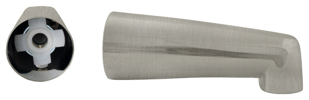 7" Tub Spout for Copper Pipe, Satin Nickel